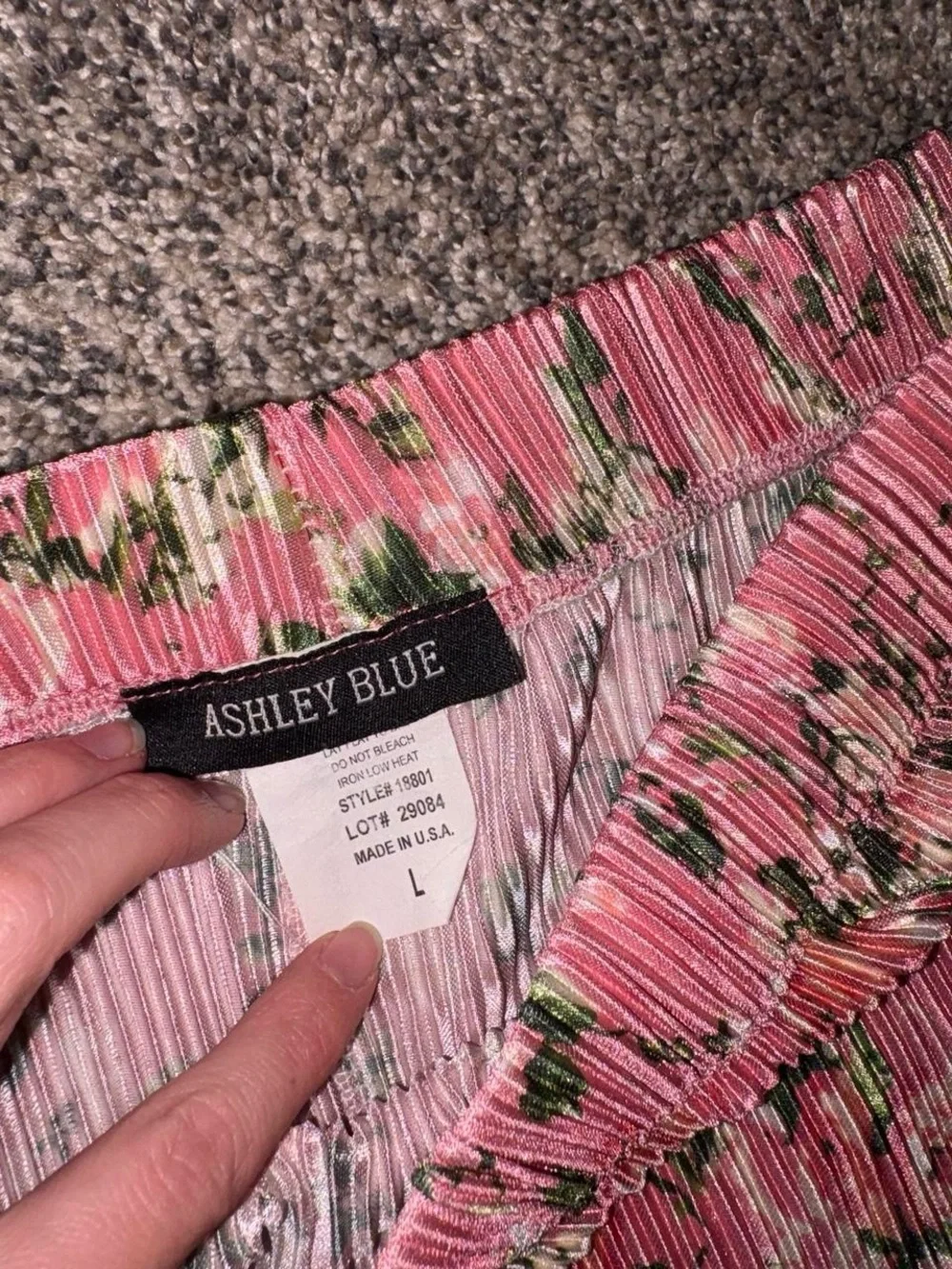 Y2K maxi skirt with whimsical floral design